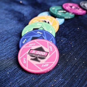 Jetons de poker en céramique personnalisés, jetons de poker de casino professionnels, fournisseur de jetons de poker de haute qualité, vente en gros, personnalisation du logo en céramique - Product Image 3