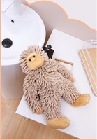 Jouet en peluche singe de dessin animé en chenille courte absorbante, multifonctionnel, durable et tendance, rembourré en coton PP