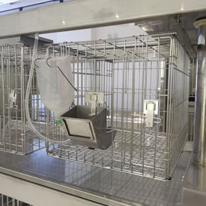 Gabbia per Animali da Laboratorio Tipo Alimentazione a Secco Gabbia in Acciaio Inossidabile per Allevamento Conigli - Product Image 2