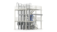 Système d'évaporation à film tombant MVR pour l'évaporation, évaporateur à film tombant professionnel utilisé dans les industries alimentaire et biotechnologique