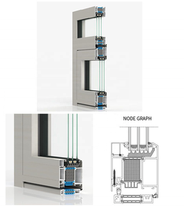 Portes et fenêtres coulissantes européennes à <span class=keywords><strong>double</strong></span> <span class=keywords><strong>vitrage</strong></span> avec cadre en aluminium pour pont <span class=keywords><strong>cassé</strong></span> Meilleur <span class=keywords><strong>prix</strong></span> au Maroc - Product Image 6