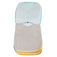 10PK ensemble 2023 vente chaude nouveau style poly coton imperméable bavoirs éponge bavoir pas cher prix bavoir