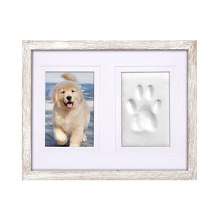 <span class=keywords><strong>Pet</strong></span> anıt çerçeve özel köpek kedi fotoğraf hatıra için ölü <span class=keywords><strong>Pet</strong></span> pençe baskı kiti ile - Product Image 2