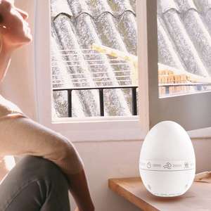 Máquina de ruido blanco en forma de huevo con selector giratorio y luz nocturna suave-Chupete recargable <span class=keywords><strong>para</strong></span> dormir <span class=keywords><strong>para</strong></span> <span class=keywords><strong>bebés</strong></span> <span class=keywords><strong>para</strong></span> viajes - Product Image 3