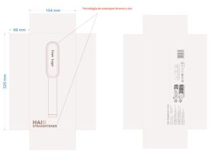 Peine para Cabello Moderno de 45W, Multi-Estilizador, Anti-Escaldaduras, Cepillo para Cabello con Iones Negativos, Calentamiento Rápido, 6 Niveles de Temperatura Ajustables - Product Image 5