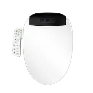 Smart Toilet Seat Cover Electronic Bidet Clean Dry Seat Heating Wc Toilet Seat With HD Display