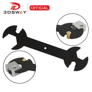 3DSWAY Multifunction Utility Tool Five-in-one Wrench for Fixing E3DV6 MK8 Nozzle Screw Heating Block Repair Tool 3D printer Part