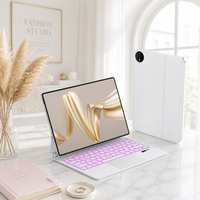 Livraison rapide de clavier tactile rétroéclairé à aspiration magnétique pour Huawei MatePad Pro 12,2 pouces, étui de protection pour clavier intelligent