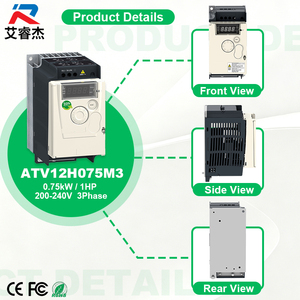 ไดรเวอร์ปรับความถี่ ATV12H075M3 ATV12 ของแท้ใหม่เอี่ยม แบบสามเฟส 200-240V 0.75KW สำหรับระบบอัตโนมัติในอุตสาหกรรม VFD Converter - Product Image 2