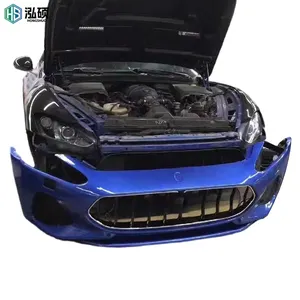 Car Accessories PP Material Front Bumper Assembly For Maserati GranTurismo GTS Front Bumper Grille Body Kit