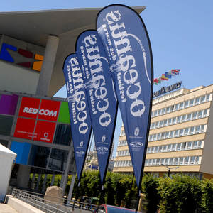 Khuyến mãi Giọt Nước Mắt biểu ngữ swooper cờ Bunting in hai mặt cờ bãi biển bay lông Cờ biểu ngữ - Product Image 6