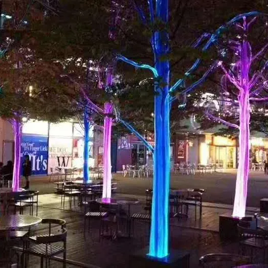 Rede de teto do feriado exterior da iluminação noturna do jardim led de fibra óptica luzes