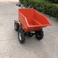 Mini camion à benne basculante électrique à batterie, mini véhicule de transport, mini camion à benne basculante pour travaux de jardinage avec roues auto-chargeantes