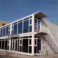 Maison préfabriquée en conteneur de style industriel moderne et respirant ATLAS pour une utilisation modulaire en logement, bureau ou hôtel