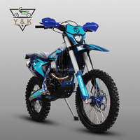 Moto de course à essence 250CC ZS CB250 Moteur 2 temps Motocross Tout-terrain Dirt Bike Pit Bike à vendre