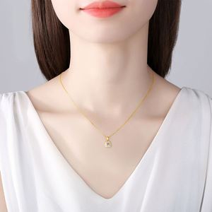 Juego de Joyería Nupcial Chapado en Oro de 18K para Mujer, Regalo de Compromiso y Aniversario, con Circonita y Esmalte, Joyería Fina - Product Image 6