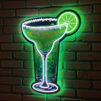 Enseigne au néon LED imprimée UV Store Business logo Design Shape Led Light up Sign Enseigne au néon pour décoration murale