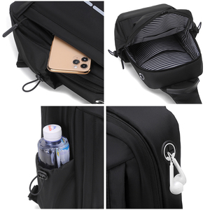 Giản Dị Ngoài Trời Du Lịch Thể Thao Eo Túi Biểu Tượng Tùy Chỉnh Người Đàn Ông Của Không Thấm Nước Ngực Túi Đa Chức Năng Crossbody <span class=keywords><strong>Sling</strong></span> Ba Lô - Product Image 3