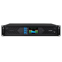 Amplificateur de puissance professionnel 4 canaux 4x600W 2U à montage en rack, 8 ohms, haute efficacité, stéréo classe D H pour système de sonorisation de scène, DJ, KTV