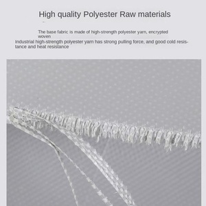 Tùy biến 100% polyester PVC tráng nặng dao cạo vải ngoài trời tán bạt chống lão hóa Vải bạt - Product Image 4