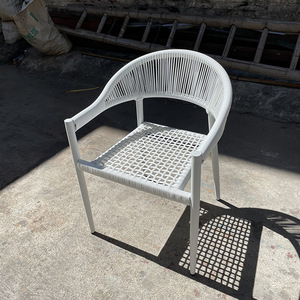 <span class=keywords><strong>Paris</strong></span> wicker Bistro ghế ngoài trời đồ nội thất ngoài trời Patio Stackable dây mây Ghế cà phê cửa hàng ghế vườn - Product Image 2