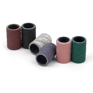 100 unidades/caja de bandas de lijado para uñas con mandril, herramienta para eliminar esmalte en gel, utilizada en máquinas de taladro para uñas - Product Image 1