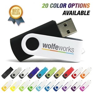 แฟลชไดรฟ์ Custom Universal Source 3.0 รูปทรงวงรี ดีไซน์โลหะ สำหรับโปรโมชั่น ยูเอสบี 2.0 เมมโมรี่สติ๊ก - Product Image 4