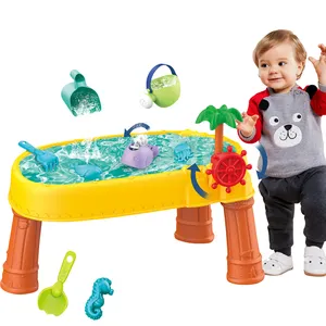 Neue Beach Table Tragbare Beach Toys Wasser tisch mit Beach & Sand Toys Spielset für Kinder