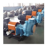 Pompa Lumpur Tambang Sentrifugal Horizontal 72m Head 32mm untuk Lumpur Pasir