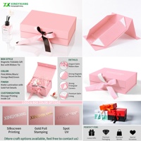 Boîte en carton personnalisée avec logo, étiquettes imprimées, grande boîte cadeau noire de luxe pliable, boîte magnétique pour vêtements