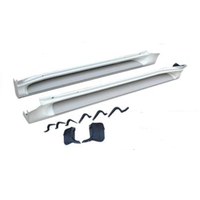 Marchepieds latéraux et marchepieds de protection en alliage d'aluminium JOESHIER pour Toyota Land Cruiser Prado FJ150 2008-2020, design de luxe