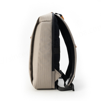 Sac à dos de voyage de luxe pour ordinateur portable, antivol, durable, avec port de chargement USB, étanche, en polyester et nylon écologique, motif géométrique