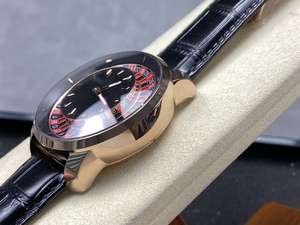 2025 최신 유행 디자인 남성용 기계식 시계 방수 다기능 개인 룰렛 다이얼 가죽/실리콘 금속 - Product Image 4