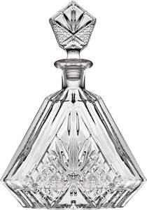 Ensemble de carafes à <span class=keywords><strong>whisky</strong></span> à l'ancienne 2 transparentes pour <span class=keywords><strong>Scotch</strong></span> Bourbon Wine Liquor Irish Cut Triangulaire Clair pour cadeaux d'affaires - Product Image 4