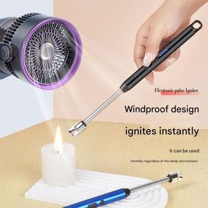 Encendedor Electrónico Creativo para Cocina, Encendido a Prueba de Viento, Construcción de Hierro, Multifunción, Arco Pulsante, para Velas - Product Image 3