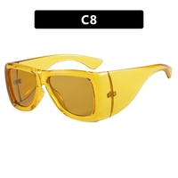 Kacamata Hitam Kotak Besar 89351 untuk Pria Wanita, Trendi UV400, Personal, Fashion High-End Klasik, Universal, Gafas De Sol