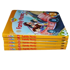 Shenzhen hot sale offset printing english learning softcover textbook for child printing