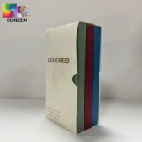 Kit de palettes de couleurs personnalisables haut de gamme avec des teintes fluorescentes et métalliques, livres avec couverture en lin écologique
