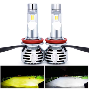 Bombillas LED para Faros Delanteros de Coche GPNE R2 de Doble Color 6000k/3000k <span class=keywords><strong>Blanco</strong></span>/Amarillo 32W/bombilla H7 - Product Image 1