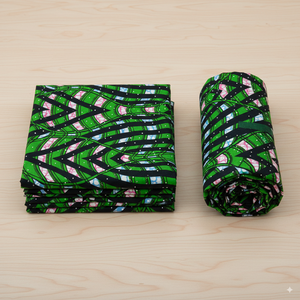 Tissu <span class=keywords><strong>Pagne</strong></span> Africain 100% Coton Wax Batik de Haute Qualité Ultra Hollan Wax Motif Pierre pour Vêtements et Sacs/Chemises - Product Image 1