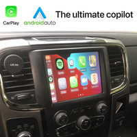AZTON OEM Multimedia Android Auto GPS Musik AirPlay Screen Mirroring CarPlay untuk Dodge Charger 2016