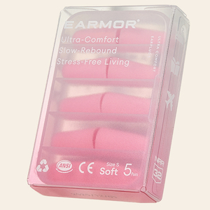 سدادات أذن EARMOR من الفوم ذو الذاكرة بطيئة الارتداد للنوم وإيقاف الشخير، سدادات أذن فائقة النعومة للنساء والأطفال - Product Image 6