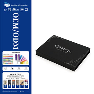 Boîte cadeau cosmétique personnalisée, emballage en papier rigide de luxe avec logo pour les produits de soin de la peau, le maquillage, la beauté, les parfums, l'emballage de marque - Product Image 1