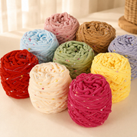 Beginners Fuzzy Crochet Thread 110g Chunky Chenille Yarn Knitting Soft Thick Plush Chenille Yarn for DIY Baby Blankets