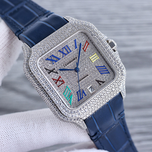 Designer de luxe Hip Hop buste vers le bas D couleur VVS1 Moissanite montres automatique mécanique diamant montre hommes passer diamant testeur - Product Image 4