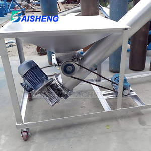 Yeni Paslanmaz Çelik <span class=keywords><strong>Spiral</strong></span> Hopper Küçük Tahıl Solucanlı Vidalı Konveyör, Gıda Tozu Tahıl Üretim Tesisi Kullanımı İçin Isıya Dayanıklı - Product Image 6