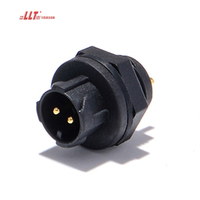 Connecteur LED circulaire M12 à 2 broches en plastique pour montage sur panneau arrière, mâle, CC/CA, 3, 4, 5, 6, 7, 8 broches, de la marque LLT Factory