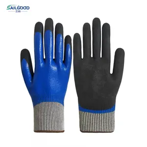 SAILGOOD Comfort Fit Firm Grip Thin & Lightweight Cut Resistant Work Gloves - Puncture Resistant Protection