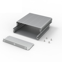 Usinage CNC Boîtier en aluminium extrudé Boîtier électronique en métal Boîte de jonction Boîtier PCB Boîte à rail Din