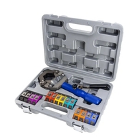 Utranee, nuevo 1500, herramienta manual de prensado de manguera de CA, Kit de crimpadora hidráulica, máquina prensadora de accesorios de manguera de CA, herramientas de aire acondicionado